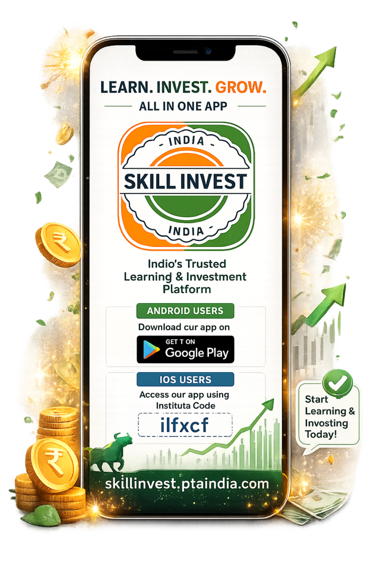 SkillInvest app - Learn, invest, grow