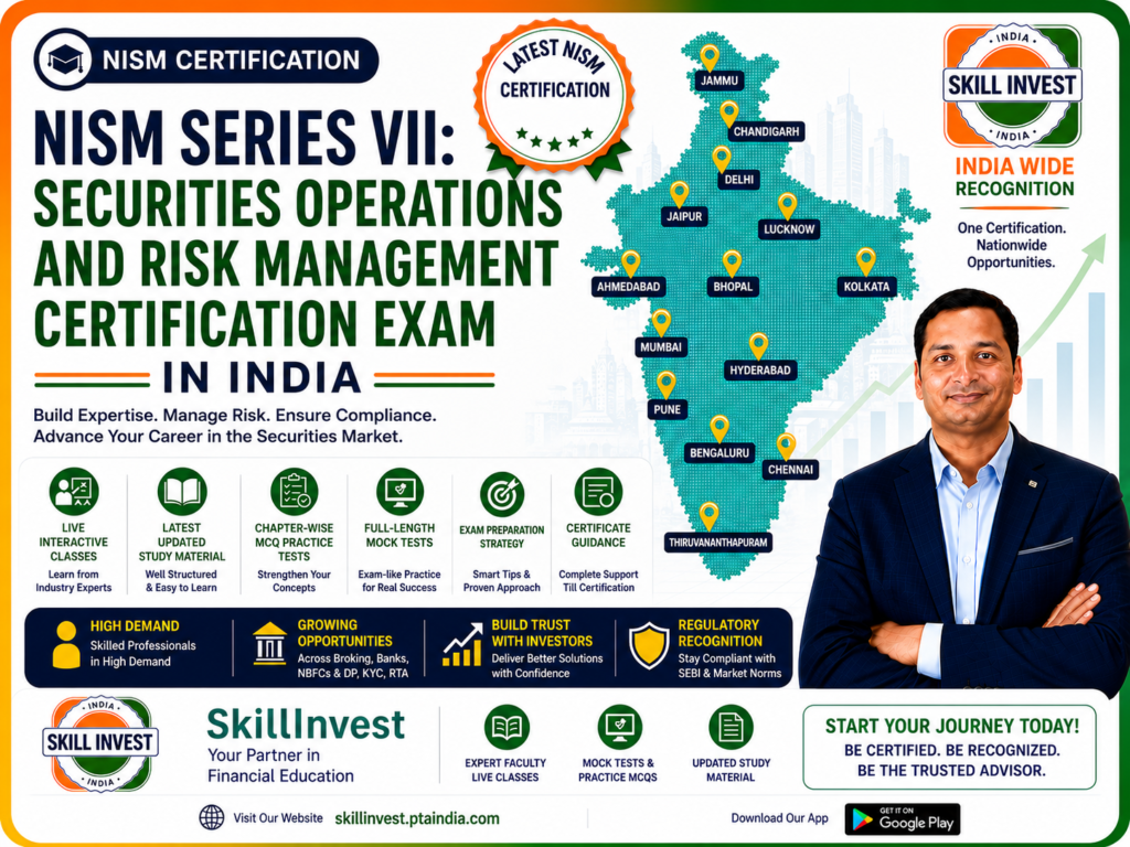 NISM Series VII SORM Certification Exa in India