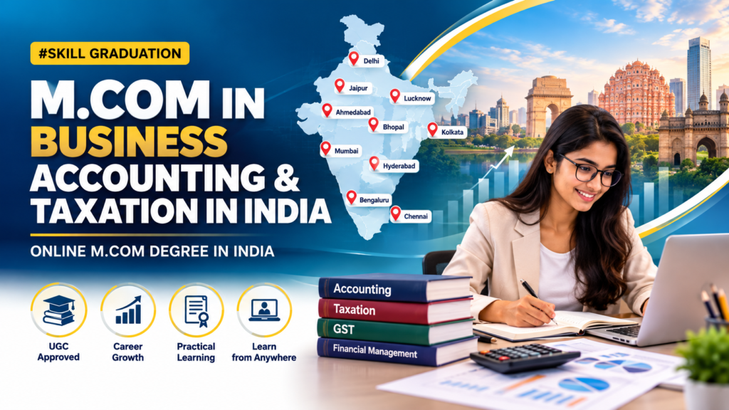 Online M.Com Accounting Across India